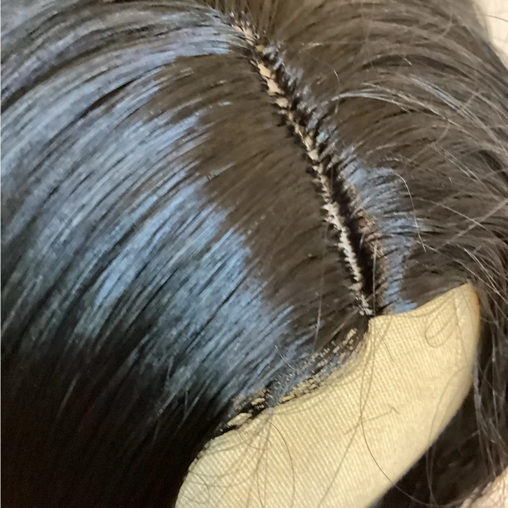 Sleek Black Synthetic Wig (~ 24 - 26 inch) NWOT